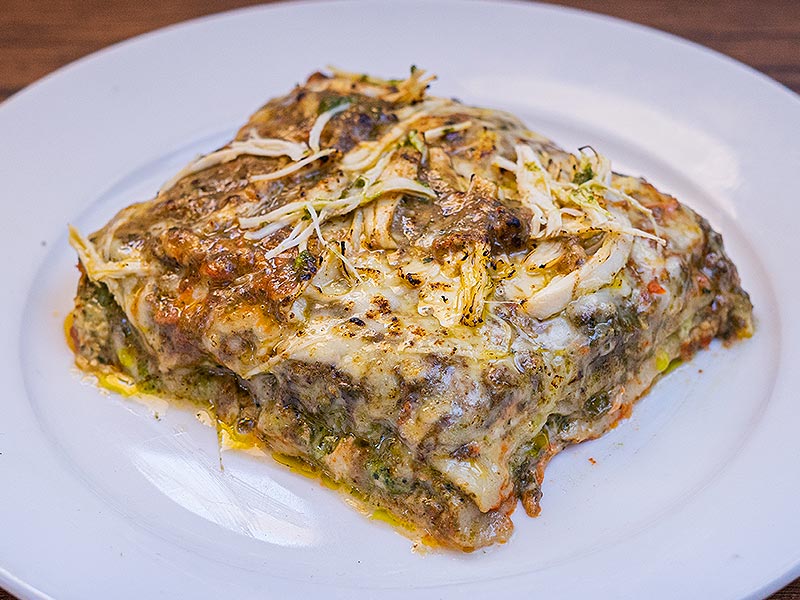 Lasagna Pollo Pesto
